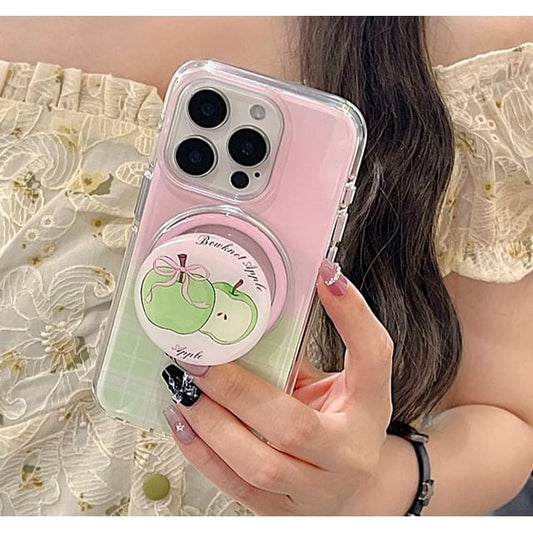 with Apple Phone Case MagSafe) (Compatible Plaid Magnetic
