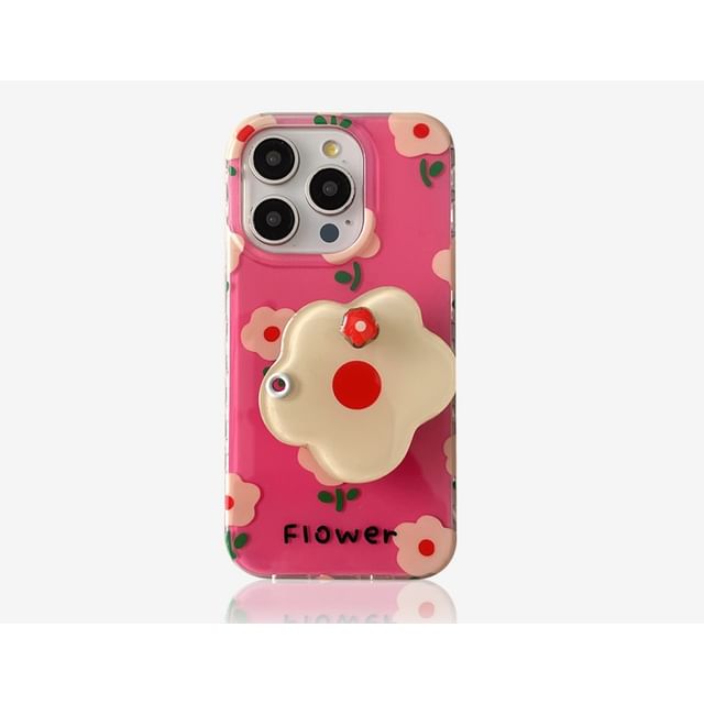 Case Phone with Magnetic Floral (Compatible MagSafe)
