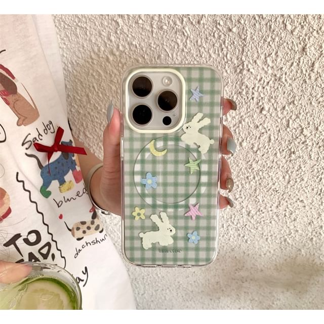 Case Rabbit Plaid Phone
