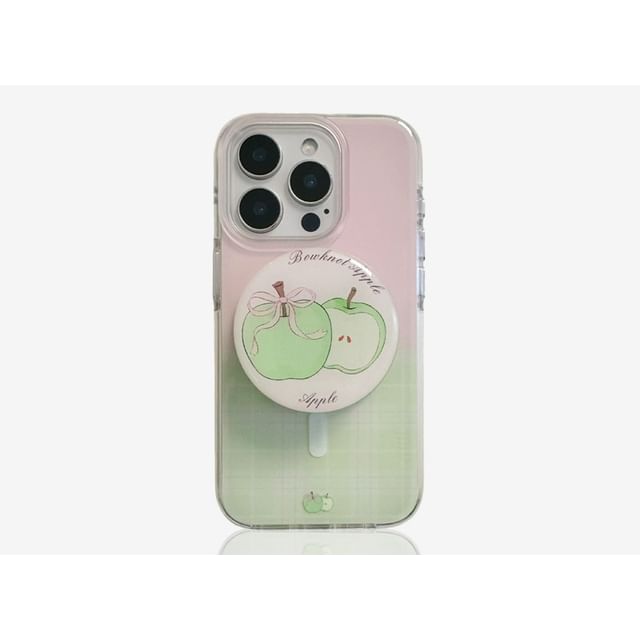 with Apple Phone Case MagSafe) (Compatible Plaid Magnetic