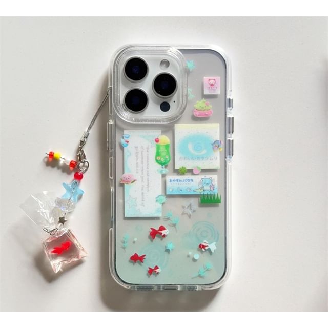 Phone / Case Set Goldfish Charm