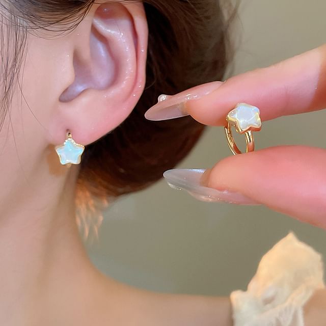 Earring Hoop Star