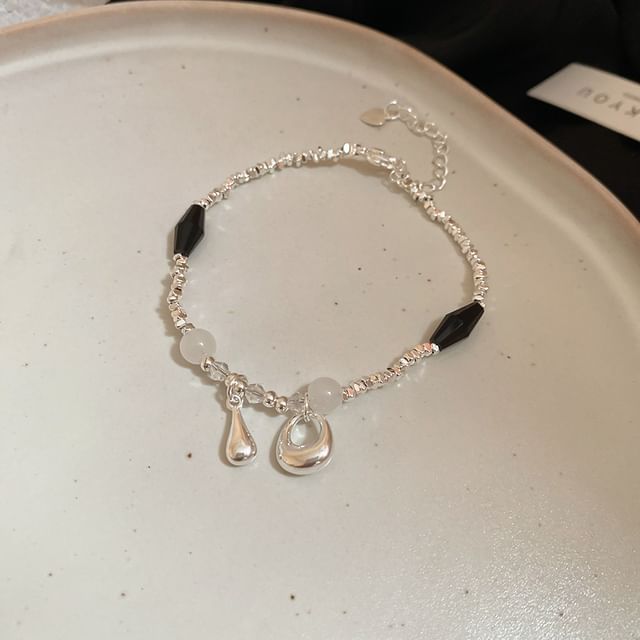 Beaded Pearl Faux Bracelet