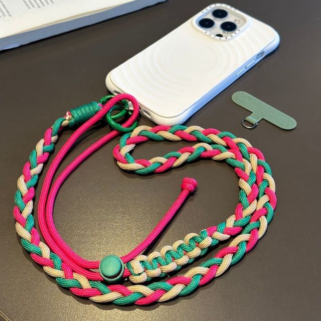 Pad Phone with Strap Braided Lanyard
