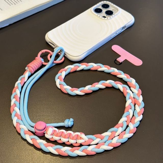 Pad Lanyard with Phone Strap Braided