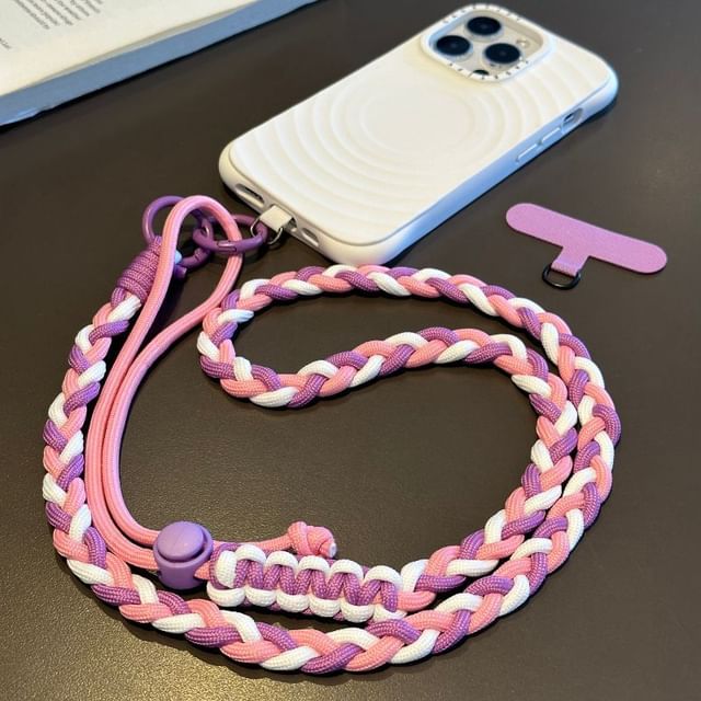 Pad Lanyard with Phone Strap Braided