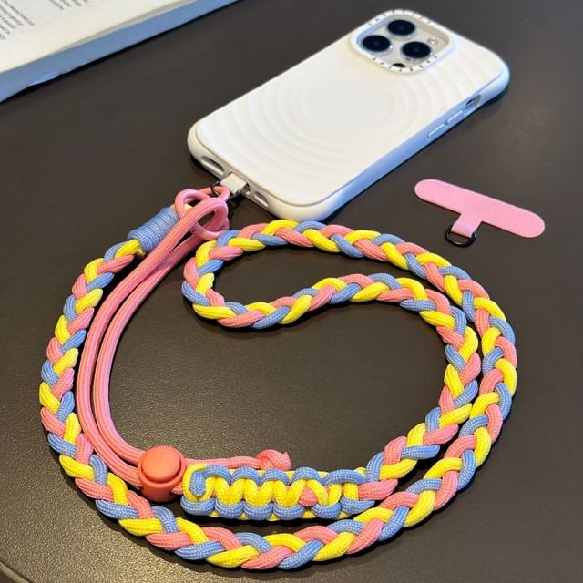 Pad Phone with Strap Braided Lanyard