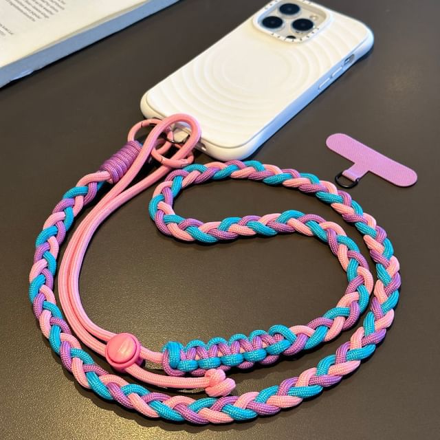 Pad Phone with Strap Braided Lanyard