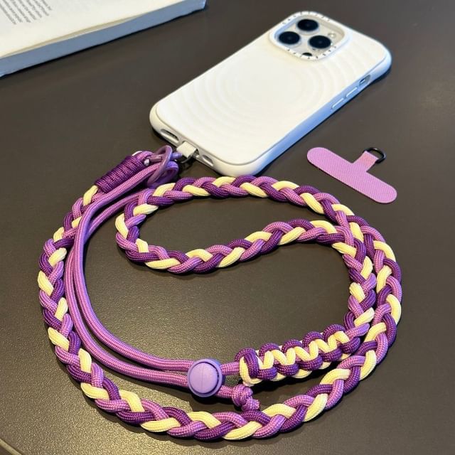 Pad Phone with Strap Braided Lanyard