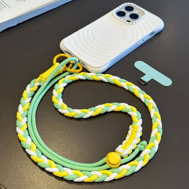 Pad Phone with Strap Braided Lanyard