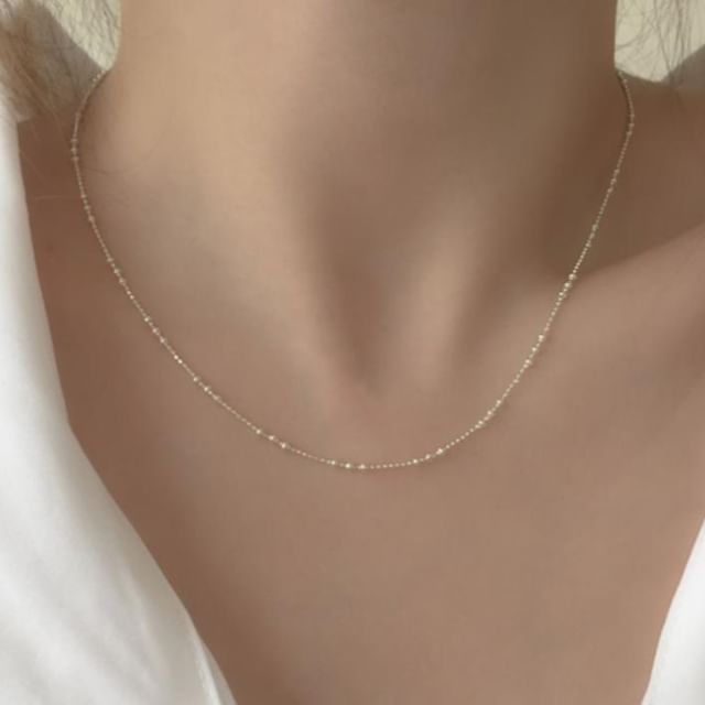 Dainty Silver Sterling 925 Necklace
