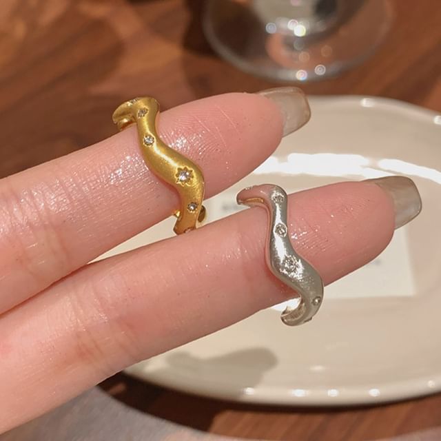 Open Rhinestone / Ring Set