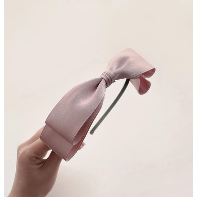 Headband Bow Plain