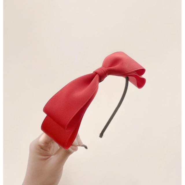 Headband Bow Plain