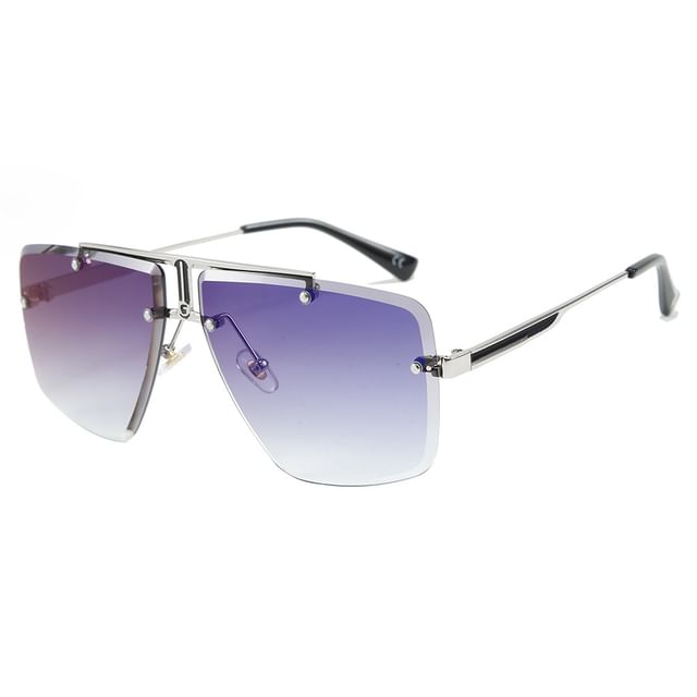 Ombre Frame Sunglasses Square