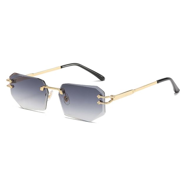 Ombre Rimless Sunglasses