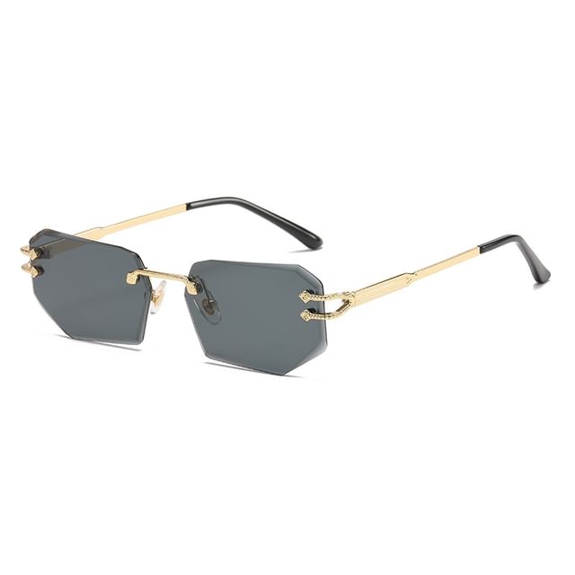 Ombre Rimless Sunglasses
