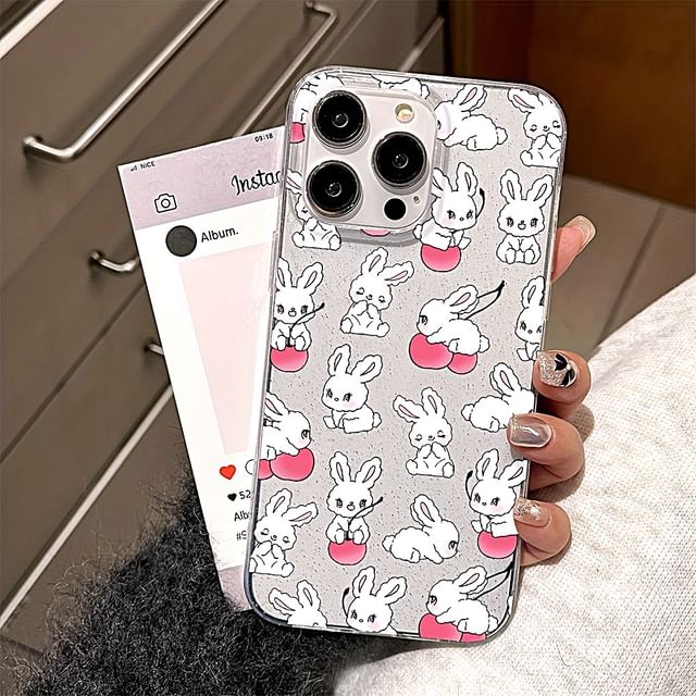 Print Rabbit Phone Case