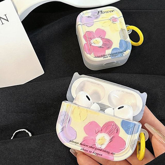 Case Pro Skin AirPods Print Earphone / Floral