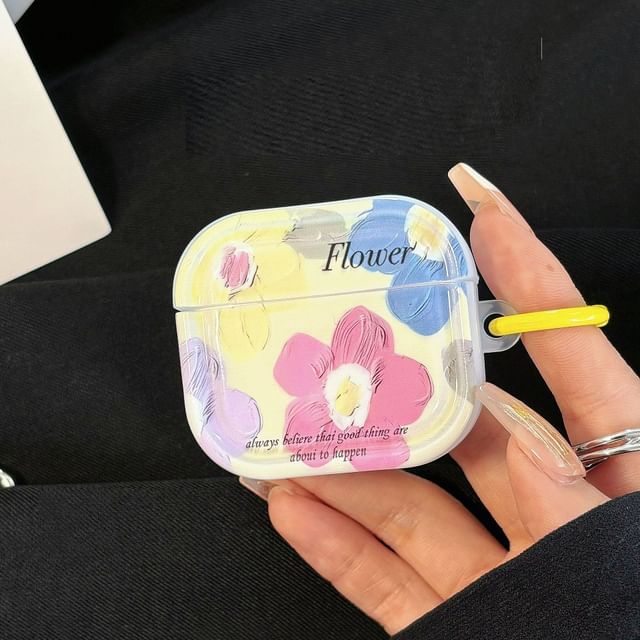 Case Pro Skin AirPods Print Earphone / Floral
