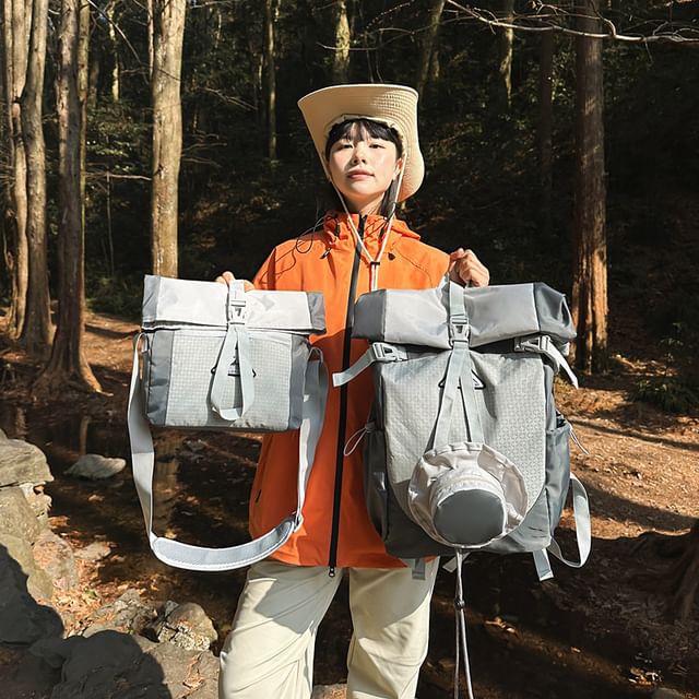 Crossbody Tone Backpack Bag Two / Flap