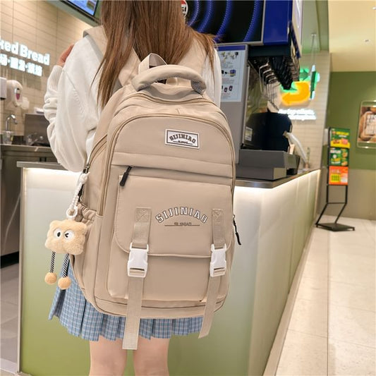 Zip Backpack Lettering