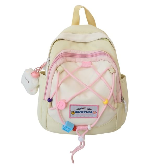 Canvas Block Backpack Color