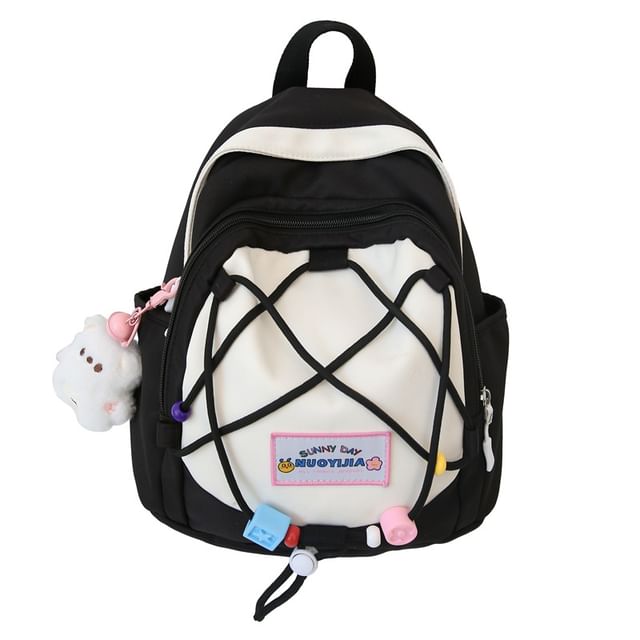 Canvas Block Backpack Color