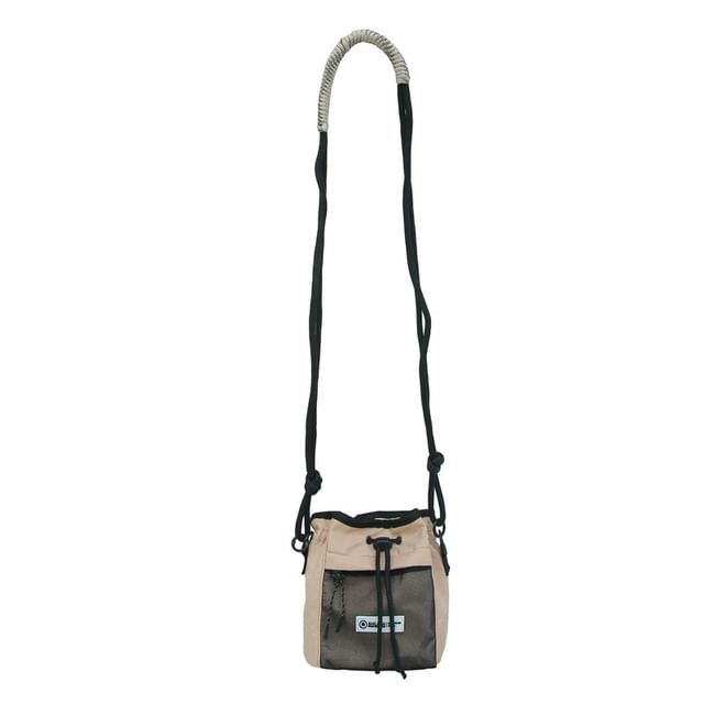 Drawstring Bag Block Crossbody Color