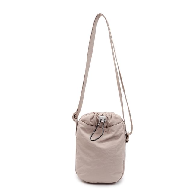 Drawstring Plain Bag Crossbody