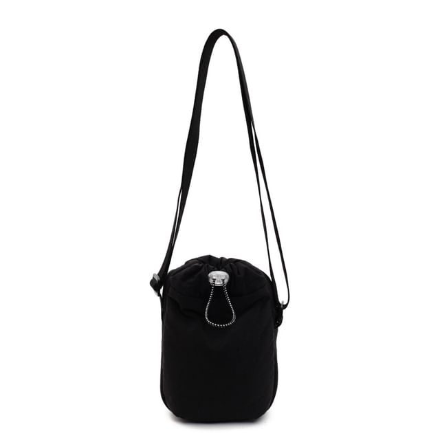 Drawstring Plain Bag Crossbody