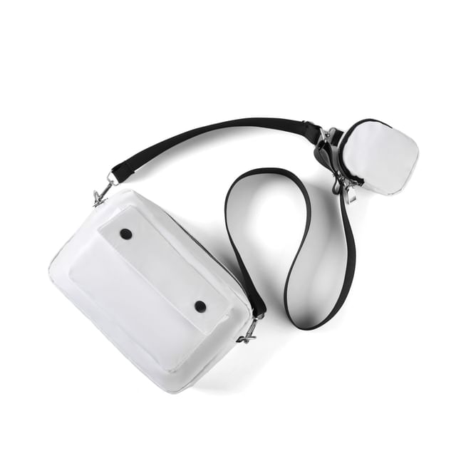 Crossbody Plain Zip Bag