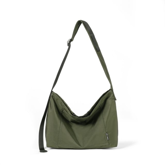 Zip Lightweight Bag Plain Messenger