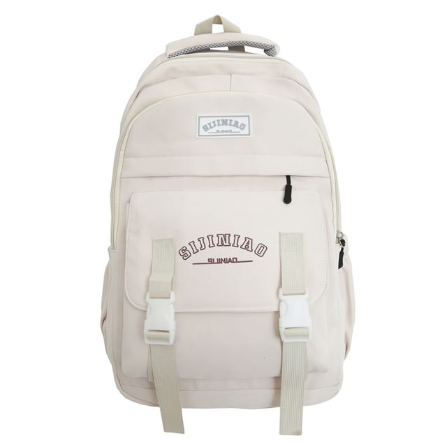 Zip Backpack Lettering