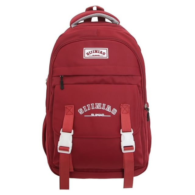 Zip Backpack Lettering