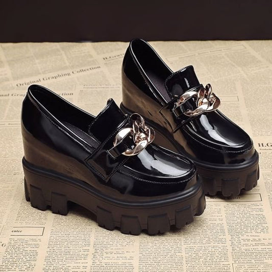 Loafers Hidden Wedge Platform