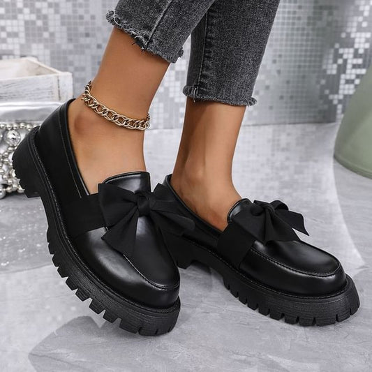 Platform Bow Loafers