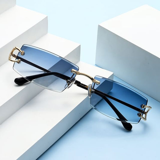Square Frameless Sunglasses