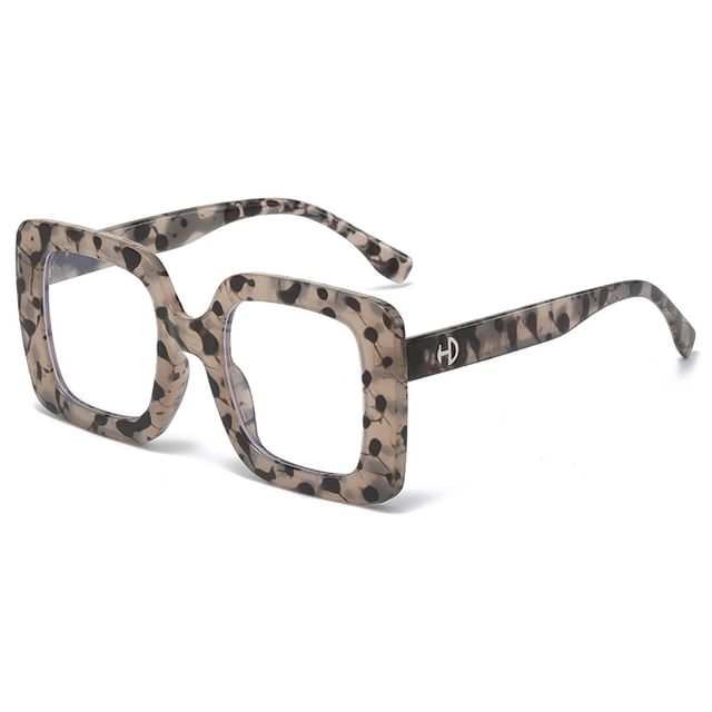 Square Frame Thick Sunglasses