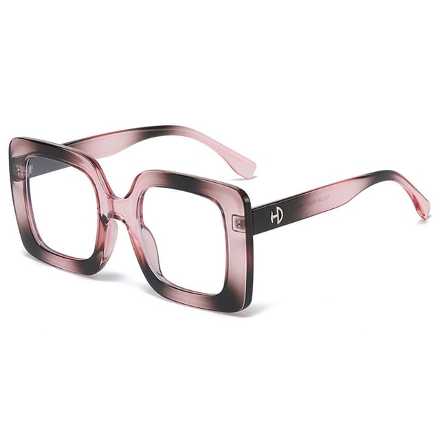 Square Frame Thick Sunglasses