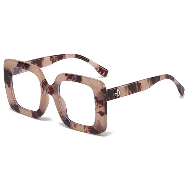 Square Frame Thick Sunglasses