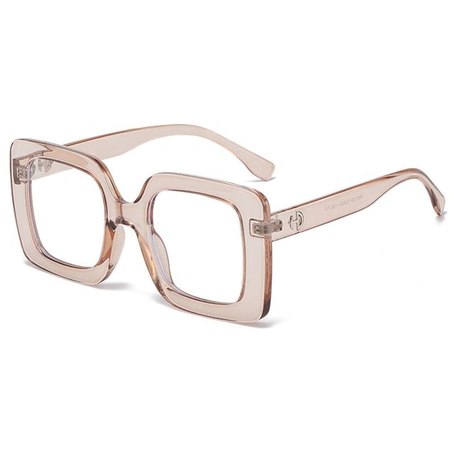 Square Frame Thick Sunglasses