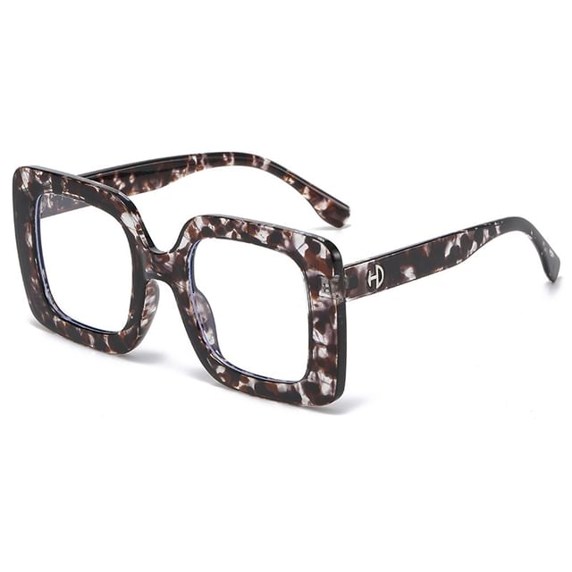 Square Frame Thick Sunglasses