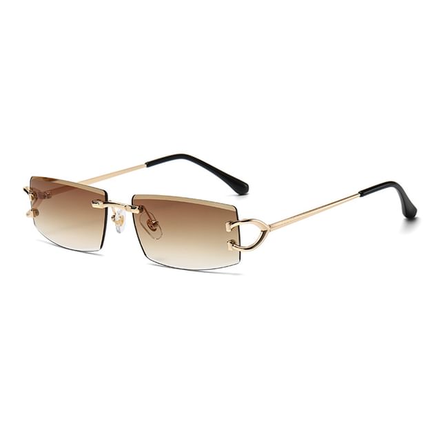 Square Frameless Sunglasses