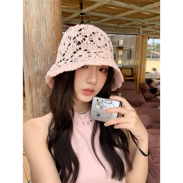 Bucket Straw Hat Crochet