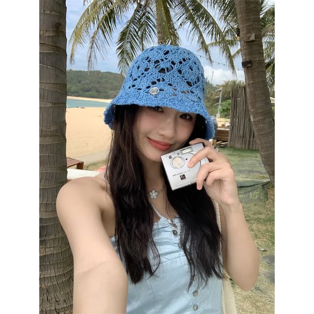 Bucket Straw Hat Crochet