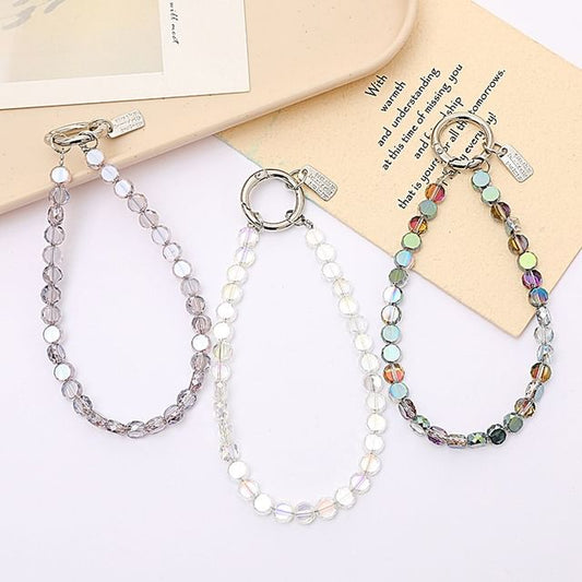 Bead Faux Crystal Strap Phone