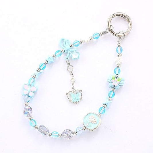 Bow Crystal Faux Strap Phone Clover