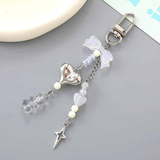 Bow Charm Phone Heart Bear