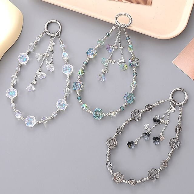 Phone Floral Strap Bead